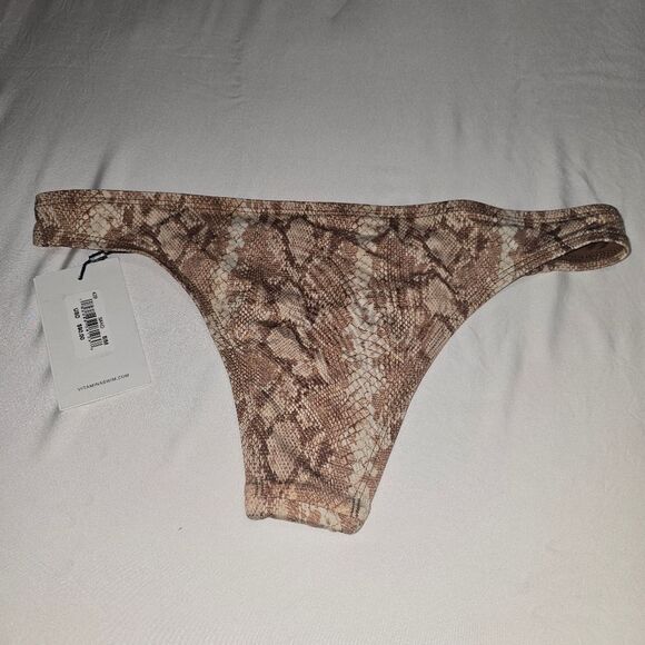 Vitamin A Sand Snake Brazilian Bikini Bottoms - Picture 8 of 16